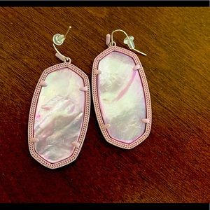 Kendra Scott Danielle Matte Lilac Earrings